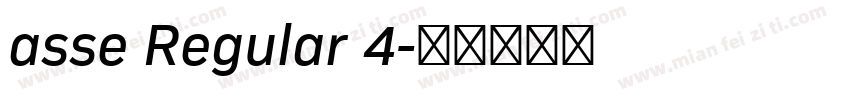 asse Regular 4字体转换